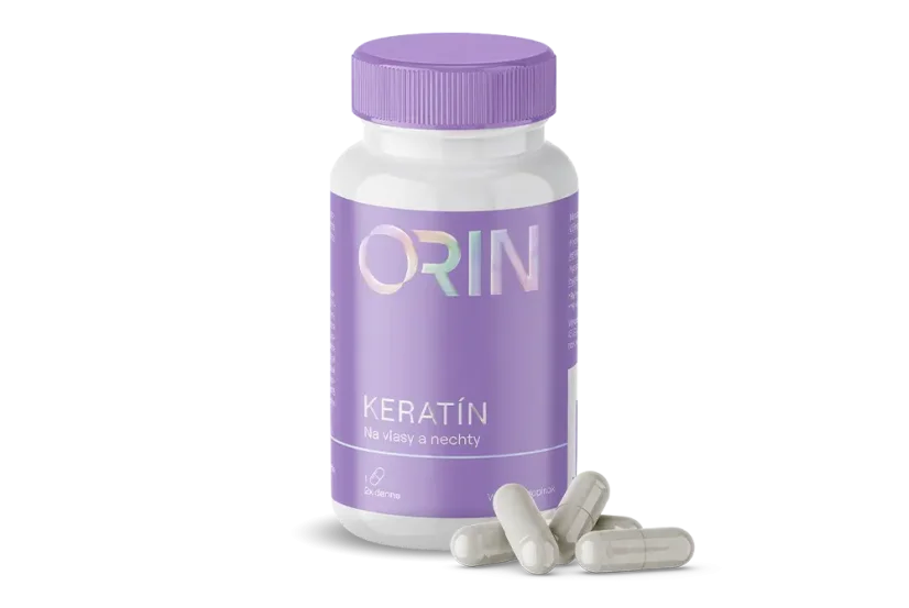 ORIN KERATÍN na vlasy a nechty 60 kapsúl s kapsulami