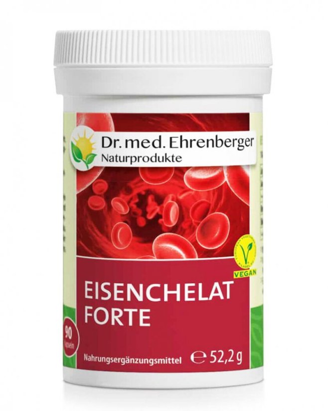 Dr. Ehrenberger Chelátové Železo 90 kapsúl
