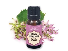 Esenciální olej Altevita Šalvěj muškátová pro aromaterapii a ženskou hormonální rovnováhu.