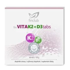 Finclub fin VitaK2+D3tabs 60 tablet s vitaminem K2 a D3