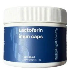 Medveď natural Lactoferin imun caps 60 kapsúl s 400 mg laktoferínu