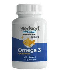Medveď natural Omega-3 premium 90 kapsúl