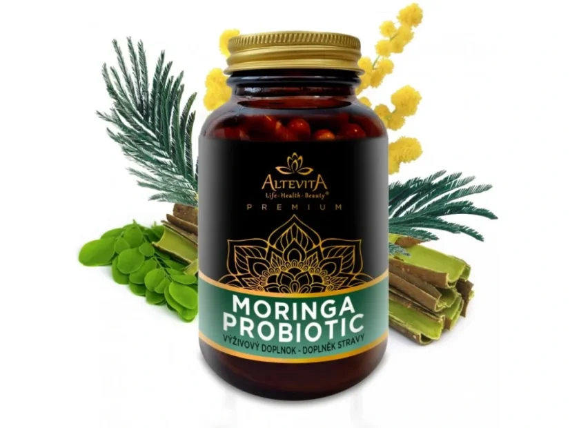 Altevita Moringa Probiotic – prémiový doplněk stravy s moringou, probiotiky a rostlinnými extrakty pro podporu trávení a imunity