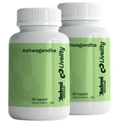 Medveď Natural Ashwagandha 30 kapsúl akciové dvojbalenie – výživový doplnok s ashwagandhou na podporu zvládania stresu a vitality