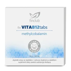 Finclub VITAB12tabs, výživový doplnok s metylkobalamínom, podpora nervového systému a vitality Finclub VITAB12tabs, výživový doplnok s metylkobalamínom, podpora nervového systému a vitality
