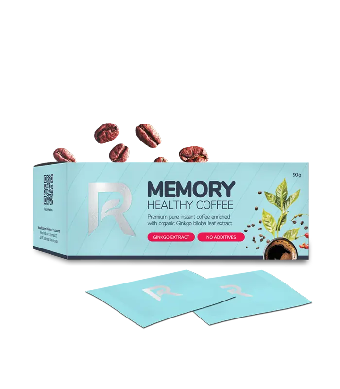 Memory Healthy Coffee – instantní káva s ginkgo biloba pro paměť a koncentraci