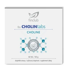 Finclub fin CHOLINtabs 60 tablet - cholin na podporu jater a metabolismu tuků
