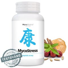 MycoStress MycoMedica – doplněk stravy s vitálními houbami a adaptogeny pro zvládání stresu a podporu psychické odolnosti MycoStress MycoMedica – doplněk stravy s vitálními houbami a adaptogeny pro zvládání stresu a podporu psychické odolnosti