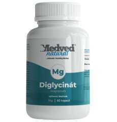 Medveď natural Magnézium diglycinát 60 kapsúl