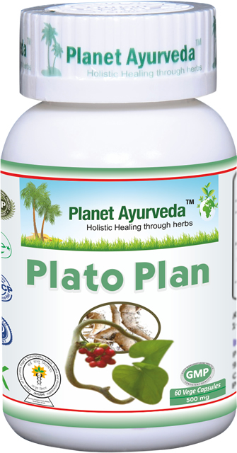 Planet Ayurveda Plato Plan s bylinou Guduchi v kapsulách na imunitu a očistu organizmu