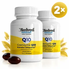 Medveď natural Q10 dvojbalení 2×30 kapslí s Kaneka Ubiquinol™