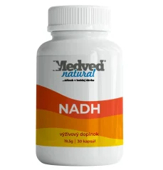 Medveď Natural NADH doplněk stravy na podporu energie, koncentrace a duševní vitality Medveď Natural NADH doplněk stravy na podporu energie, koncentrace a duševní vitality