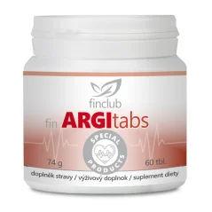 Finclub fin Argitabs 60 tabliet s 830 mg L-arginínu Finclub fin Argitabs 60 tabliet s 830 mg L-arginínu