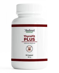 Doplněk stravy Thyrofit plus Medvěd Natural, 30 kapslí, pro správnou funkci štítné žlázy a podporu energie