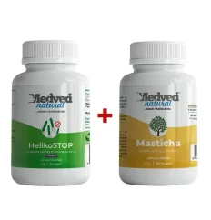 Medveď Natural HelikoSTOP a Masticha pre starostlivosť o žalúdok a trávenie