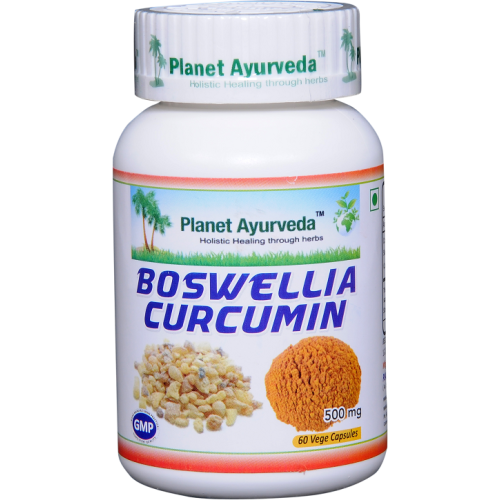 Planet Ayurveda Boswellia-Curcumin extrakt 10:1 500 mg 60 kapslí