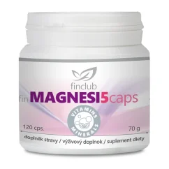 Finclub Magnesi5caps – päť foriem horčíka pre nervy, svaly a energiu Finclub Magnesi5caps – päť foriem horčíka pre nervy, svaly a energiu