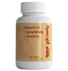 Medveď natural Vitamin C + polyfenoly + enzymy 30 kapslí