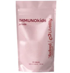 Medveď natural IMMUNO kids jahoda 128g – podpora detskej imunity s HMO