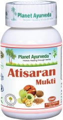 Atisaran Mukti Planet Ayurveda 500 mg kapsle pro podporu trávení a při problémech s průjmem