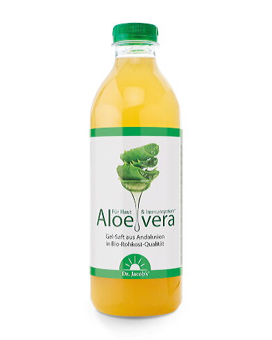 Aloe vera gélová šťava Dr. Jacob’s – BIO šťava z Andalúzie na podporu pokožky a imunity