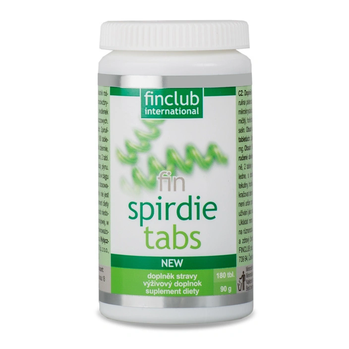 Finclub fin Spirdietabs - spirulina tablety pro podporu vitality a imunity Finclub fin Spirdietabs - spirulina tablety pro podporu vitality a imunity