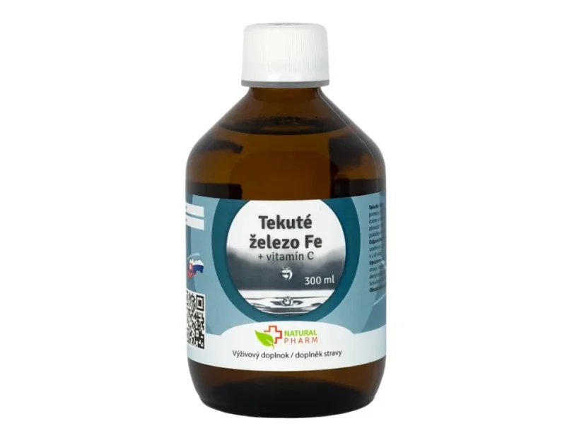 Natural Pharm Tekuté železo Fe + Vitamin C 300 ml Natural Pharm Tekuté železo Fe + Vitamin C 300 ml