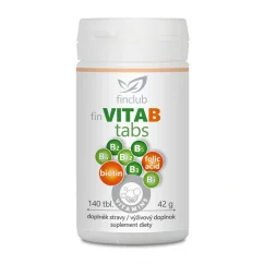 Finclub fin VitaBtabs – výživový doplnok s komplexom vitamínov skupiny B