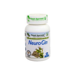 Planet Ayurveda NeuroGin – ajurvédský doplněk stravy s brahmi a ashwagandhou pro podporu paměti, koncentrace a nervové soustavy