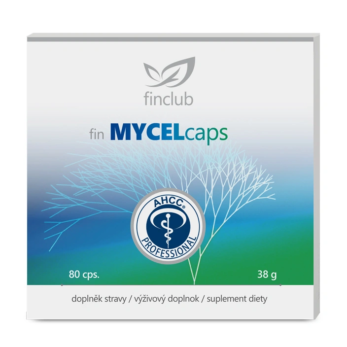 Finclub Mycelcaps AHCC kapsle pro podporu imunity a obranyschopnosti
