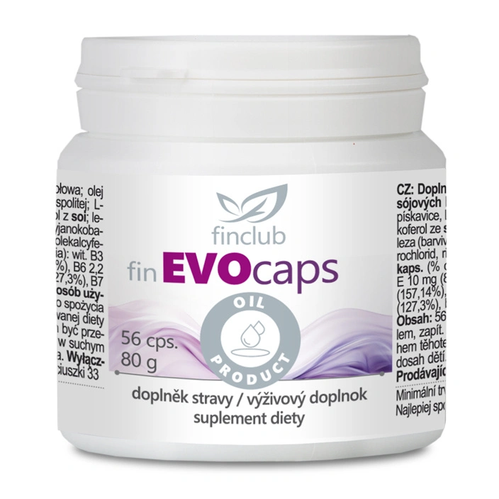 Finclub EVOcaps olejový komplex pro krásné vlasy, pokožku a nehty