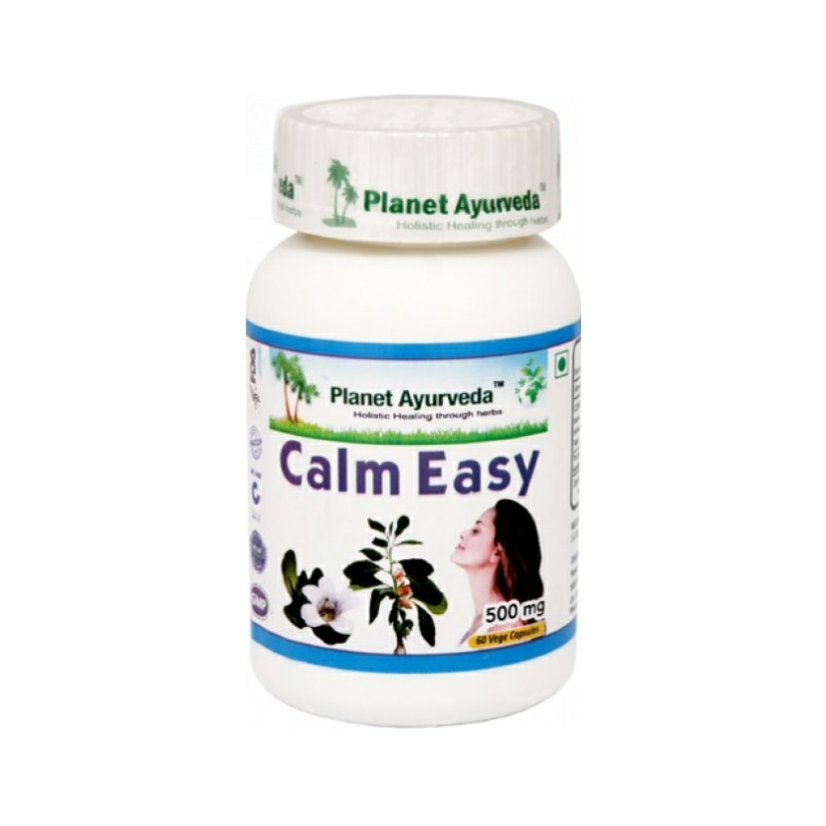 Planet Ayurveda Calm Easy (upokojenie) extrakt 500 mg 60 kapsúl Planet Ayurveda Calm Easy (upokojenie) extrakt 500 mg 60 kapsúl
