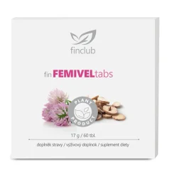 Finclub FEMIVELtabs, rostlinný doplněk stravy pro podporu ženského zdraví a hormonální rovnováhy