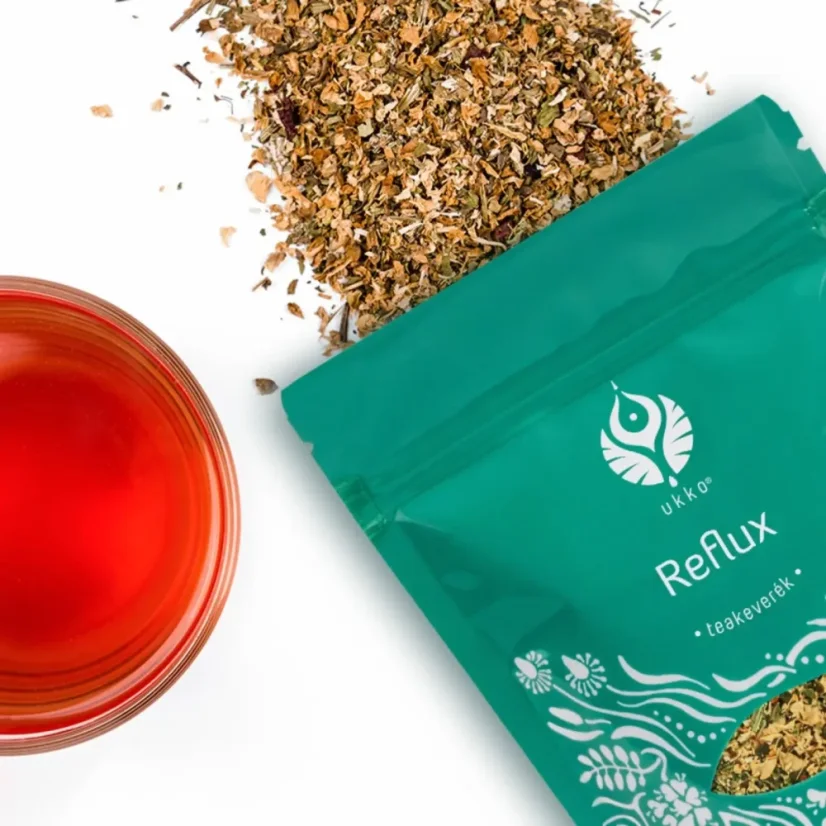 UKKO Reflux čajová zmes – prírodný bylinný čaj na reflux a pálenie záhy, podpora zdravého trávenia