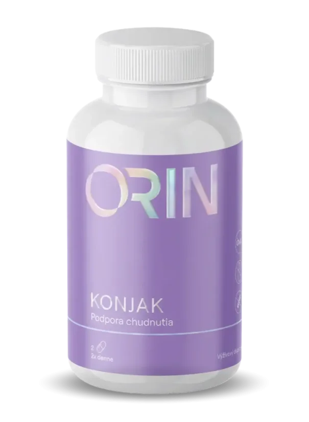 ORIN KONJAK glukomanán 120 kapsúl s konjakovou vlákninou
