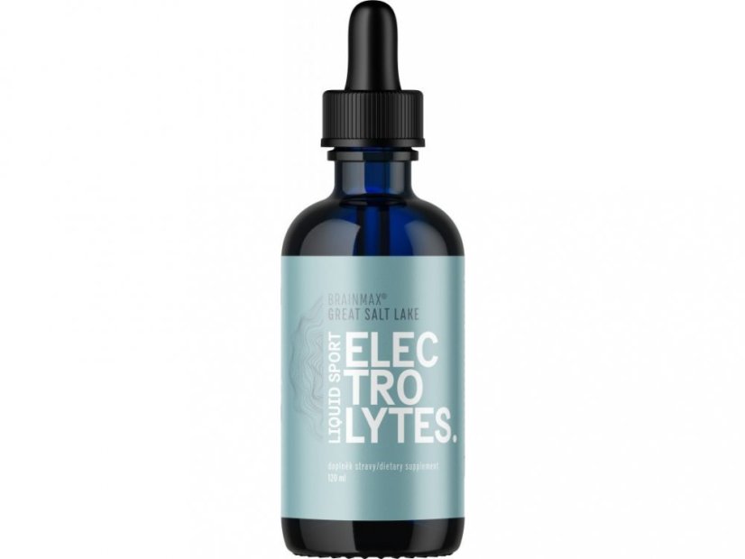 Brainmax LiquSport Electrolytes – tekuté elektrolyty z Great Salt Lake pre hydratáciu, energiu a rovnováhu minerálov