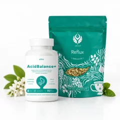 UKKO AcidBalance+ a Reflux čaj vo výhodnom balíku pri refluxe UKKO AcidBalance+ a Reflux čaj vo výhodnom balíku pri refluxe
