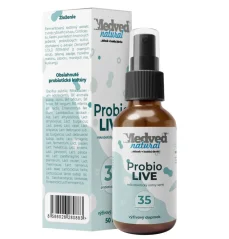 Medveď Natural Probio LIVE ústní sprej 50 ml, 35 probiotických kultur pro podporu ústní a střevní mikroflóry