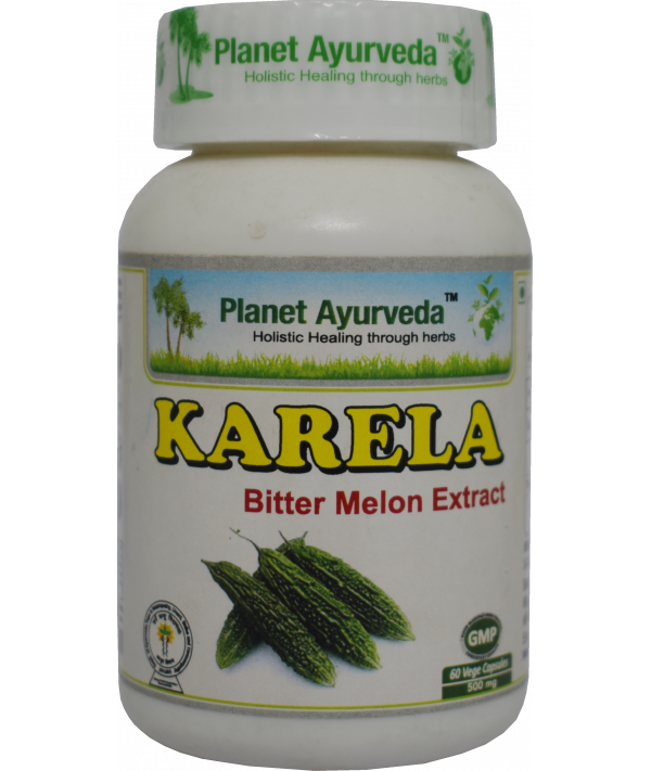 Planet Ayurveda Karela (Hořká tykev) extrakt 10:1 500 mg 60 kapslí Planet Ayurveda Karela (Hořká tykev) extrakt 10:1 500 mg 60 kapslí