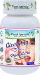 Planet Ayurveda Gleaming Skin, Hair, Nails Formula 500 mg, 60 kapsúl Planet Ayurveda Gleaming Skin, Hair, Nails Formula 500 mg, 60 kapsúl