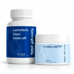 Medveď natural Lactoferin Twist-off a Probio LAFTI ve výhodném balíčku