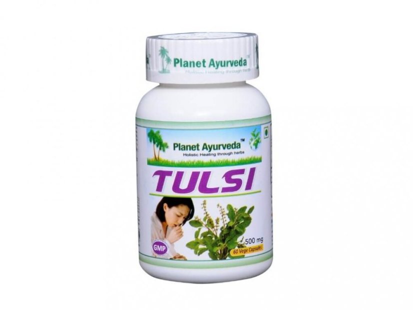Planet Ayurveda Tulsi extrakt 5:1 500 mg 60 kapslí