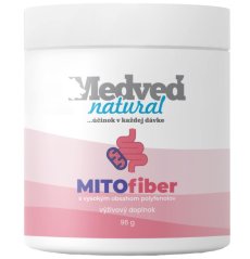 MITOfiber Medveď Natural – vláknina s vysokým obsahem polyfenolů pro podporu střev a mitochondrií