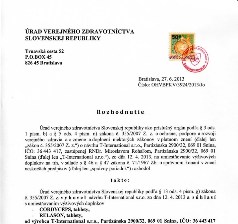 NaturMedic Cordyceps so sibírskym ženšenom 60 tabliet