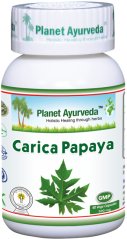 Carica Papaya Planet Ayurveda 500 mg kapsle pro podporu imunity a zdraví trávicího systému
