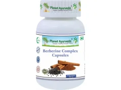 Planet Ayurveda Berberine Complex – kapsle s berberinem, skořicí a černým pepřem pro metabolismus a hladinu cukru