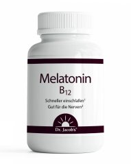 Dr. Jacob’s Melatonin B12 – podpora rychlejšího usínání a nervové soustavy