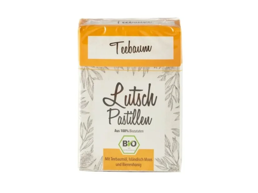 Aries BIO pastilky s tea tree olejom, islandským machom a medom na hrdlo