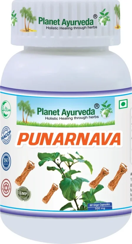 Planet Ayurveda Punarnava 500 mg, 60 rastlinných kapsúl