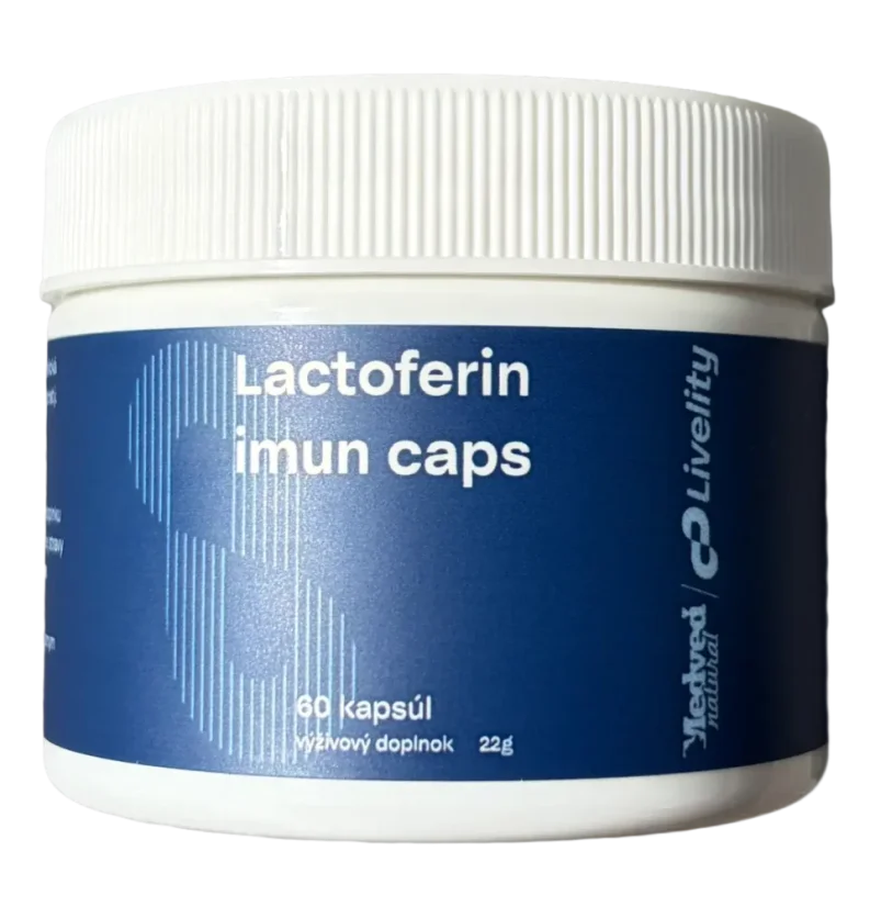 Medveď natural Lactoferin imun caps 60 kapslí s 400 mg laktoferinu